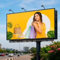 Écran LED sur mesure P4 P5 P6 P8 P10, haute luminosité, panneau publicitaire extérieur commercial, mur vidéo LED étanche