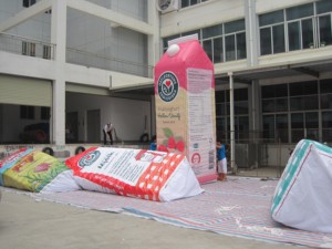 Hot Sale Inflatable Milk Carton for outdoor commercial sale advertising events - Product Image 3
