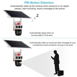 V380 פרו עדשה כפולה 3 מסכים חיצוני 4mp חיצוני 4mp 4g + 2mp ראיית לילה ptz מצלמת רשת - Product Image 6