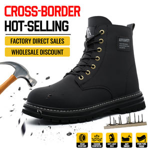 Bottes <span class=keywords><strong>de</strong></span> sécurité industrielles OEM 2025 à embout d'acier pour l'hiver, doublure en fourrure, <span class=keywords><strong>semelle</strong></span> en caoutchouc résistante à l'usure pour les travaux <span class=keywords><strong>de</strong></span> chantier - Product Image 2