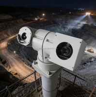 Sistema de Vigilancia Exterior con Cámara PTZ e Iluminador Láser de Largo Alcance con Visión Nocturna de 1500m