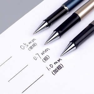 Deli Gel Pen 1.0mm Bullet Tip Black Ink Office School Use Plastic Shell Caps Closure - Product Image 2