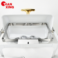 Équipement d'hôtel TIANXING Plat à friture rond en acier inoxydable de 9 litres pour la restauration