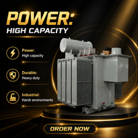 Transformateur de puissance immergé dans l'huile 1000 kVA 10 kV Triphasé 50/60 Hz HS-1000/10 à bobinages multiples pour la fusion de l'acier