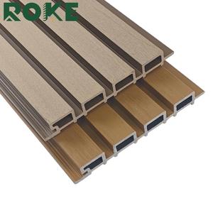 ROKE Panneau mural rainuré WPC moderne, imperméable et ignifuge à prix abordable pour la décoration intérieure - Product Image 6