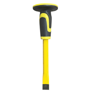 Stonemason Yi Chisel Yellow Flat Head Straight Tip Metric High Carbon Steel For Stonemasonry - Product Image 4