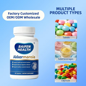 Cápsulas Probióticas Akkermansia de Marca Privada OEM/ODM - Suplementos Herbales para Apoyo a la Salud Digestiva, 60 Unidades, Uso en Adultos - Product Image 1