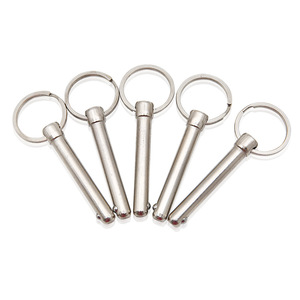 Goupille à dégagement rapide, type anneau de traction, extrémité sphérique, nickelée, usage général, personnalisable, matériau de qualité A, norme 01005 - Product Image 5