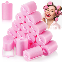 Coussin en mousse éponge douce bigoudis Kit de coiffure DIY Home Hair Styling Tool Salon de coiffure pour barbier DIY Curls Random