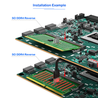 Laptop DDR4 SO-DIMM Speichersteckplatz-Tester PCB Diagnose-Analysegerät mit Mehrkanal-LED-Statusanzeige Lagernd