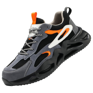 Calzado de Seguridad Ligero CHITED con Puntera de Acero Compuesto, Diseño con Cordones, Antideslizante, Ajuste Amplio para Hombre y Mujer - Product Image 4
