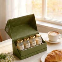 Boîte cadeau en papier rigide écologique de luxe personnalisée avec doublure en éponge pour l'emballage de compléments alimentaires en bouteille, tels que les nids d'oiseaux