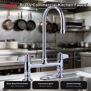 ก๊อกน้ำผสมทองเหลืองสำหรับห้องครัว - Product Image 1