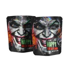 Sacchetto di Mylar verde KANDY felice personalizzabile 3.5G 7G 14G 28G 35G sacchetti di Mylar alluminato a prova di umidità con stampa Logo personalizzata - Product Image 1
