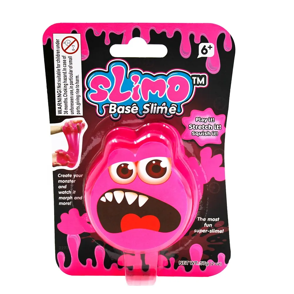 Erstellen Sie Ihr Monster Slime Color Pink Crystal Schleims pielzeug für Kinder Crazy Bottle Halloween Slime Toys für Kinder