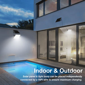 Hogar moderno Waterpoof Solar Foco Interior Exterior Polvo al amanecer Solar PIR Sensor <span class=keywords><strong>de</strong></span> movimiento Luces Estaca - Product Image 6