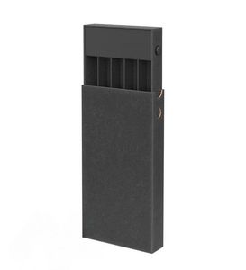 Custom Black 5 <b>Pack</b> Childproof Cardboard Paper Sliding Rectangle Rigid Drawer Push Rigid Packaging <b>Box</b> with Dividers - Product Image 5