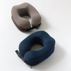 Almohada de Viaje Ergonómica de Espuma Viscoelástica en Forma de U con Soporte para <span class=keywords><strong>el</strong></span> Cuello, Tejido Suave y Transpirable para un Viaje Cómodo en Avión o <span class=keywords><strong>Tren</strong></span> - Product Image 5