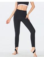 Grosir wanita hitam stirrup legging 