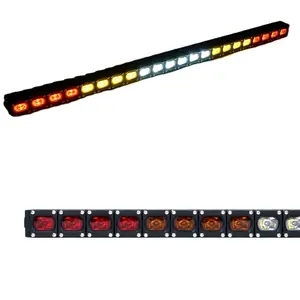 N2 36 "LED מרדף Strobe בר אור, Offroad בטיחות מהבהב אחורי Lightbar w/בלם, הפוך ולהפוך אות אור עבור UTV, טרקטורונים