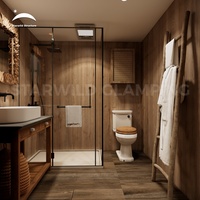 Hôtel de luxe en plein air resort personnalisé maisons bois toile glamping avec salle de bain safari lodge tentes