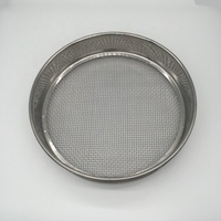 Ensemble de tamis en acier inoxydable 304 de 2 mm/1 mm/0,5 mm/0,25 mm/0,1 mm/0,05 mm/0,02 mm pour les tests de sol, kit de tamis de sol standard de haute précision