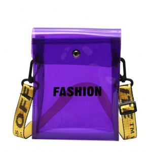 Nueva moda Durable Jelly Pvc Flap Bag Custom Shoulder Shopping Bags - Product Image 2