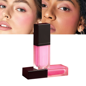 Rubor <span class=keywords><strong>en</strong></span> <span class=keywords><strong>Crema</strong></span> Cosmético de Belleza de Marca Propia Más Vendido, Logotipo Personalizado, Color Rosa Bebé Orgánico, Mini Rubor Facial para Piel Seca - Product Image 1