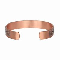 Nouveau Bracelet Magnétique en Alliage de Cuivre Rouge Rétro Électroplaqué, Souvenir de Voyage, Créatif et Tendance, Vente Directe Usine