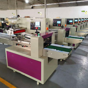 Máquina de envoltura de paletas de flujo automático, rollo de huevo seco de fideos, piruleta de caramelo pequeña, <span class=keywords><strong>Onigiri</strong></span>, en venta - Product Image 3