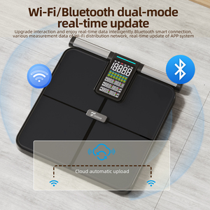 독특한 뜨거운 판매 220kg 디지털 체중계 배터리 구동 WIFI 계량 저울 무료 APP 휴대용 디지털 개인 저울 클리어 - Product Image 3