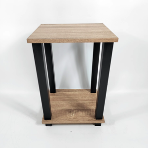 <span class=keywords><strong>Tavolino</strong></span> da Caffè in Legno Antico Economico con Ripiano Portaoggetti per Casa e Ufficio, <span class=keywords><strong>Tavolino</strong></span> a 3 Ripiani, Comodino, Supporto per <span class=keywords><strong>Stampante</strong></span> - Product Image 4