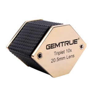 Pliant portable Loupe Triplet Gemmologique Loupe 10x20.50mm sans Distorsion Lentille DK18003 - Product Image 3