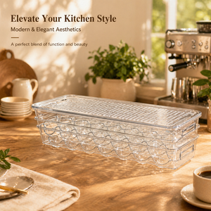 Caja de Almacenamiento de Huevos de Plástico Transparente de Grado Alimenticio, Ecológica, de Alta Calidad, con Capacidad para 14 Huevos y Tapa, para Supermercados y Marketing de Marca Minorista - Product Image 6