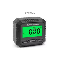 Livella Digitale Industriale con Base Magnetica, Schermo LED, Telaio in Lega di Alluminio, Mini Cubo, Indicatore Angolare, Grado di Protezione IP42