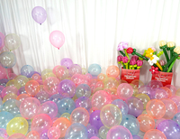 Ballons en latex cristallin écologiques |   Latex naturel 100% biodégradable |   Certifié EN71 et ASTM |   Vente en gros de produits de fête durables