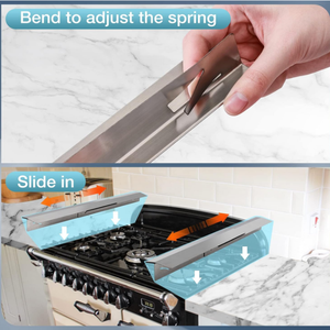 2. <span class=keywords><strong>Counter</strong></span> أغطية فجوات مضادة للحرارة وحماية فعالة لحشو فجوات الموقد غطاء فجوات من الفولاذ المقاوم للصدأ - Product Image 3