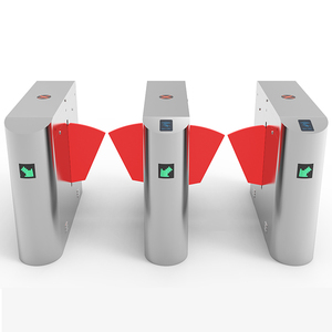 Fabrika üretim şirketi açık yaya bariyeri erişim kontrolü giriş hızlı akıllı kapısı turnike kanatlı geçiş kapısı - Product Image 1
