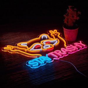 Enseigne lumineuse <span class=keywords><strong>LED</strong></span> personnalisée en dropshipping - Conception gratuite, couleur et logo personnalisables pour la décoration intérieure, les fêtes d'anniversaire, le bureau à domicile - Product Image 3