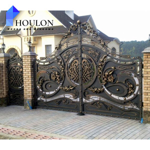 Precio competitivo Puertas exteriores Puertas delanteras principales <span class=keywords><strong>de</strong></span> <span class=keywords><strong>entrada</strong></span> <span class=keywords><strong>de</strong></span> hierro forjado <span class=keywords><strong>de</strong></span> alta calidad personalizadas - Product Image 4