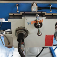 Universelle Mittelschwere X6236 Fräsmaschine der Marke HIPOW mit ISO40 Spindelkonus, 220V/380V/415V, 3-Achsen Multifunktionale Vertikalmaschine