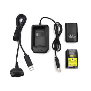 Batterie 4 en 1 4800mAh pour <span class=keywords><strong>manette</strong></span> Xboxes 360 <span class=keywords><strong>Chargeur</strong></span> de batterie rechargeable pour <span class=keywords><strong>manette</strong></span> de jeu <span class=keywords><strong>Xbox</strong></span> 360 Station de charge - Product Image 5