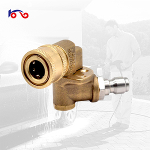 Adaptateur pivotant pour <span class=keywords><strong>nettoyeur</strong></span> <span class=keywords><strong>haute</strong></span> <span class=keywords><strong>pression</strong></span> <span class=keywords><strong>avec</strong></span> connecteur rapide 1/4 pouce, embout rotatif à 360 degrés - Product Image 1