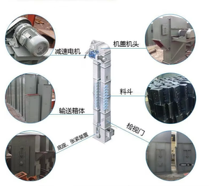 Riemtransportband van roestvrij staal met lange levensduur en eenvoudige reiniging voor gebruik in de bouw, voor het toevoeren van keramisch ruw materiaalpoeder - Product Image 6