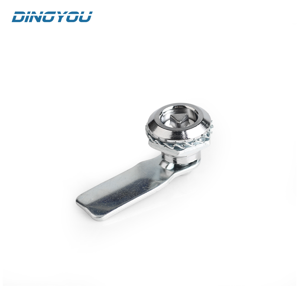 Cerradura triangular de aleación de zinc 705 con placa de arandela plana dentada