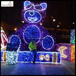 Luces navideñas para exteriores, impermeables, con diseño de oso LED, para bodas, San Valentín, Año Nuevo, Diwali - Product Image 6