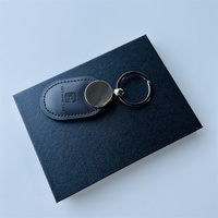 Porte-clés en cuir NFC de haute qualité, porte-clés RFID, 13,56 MHz/125 kHz, contrôle d'accès, porte-clés en cuir NFC, porte-clés RFID