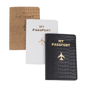 Haute qualité luxe en PU antivol RFID blocage carte passeport sac Logo personnalisé étanche Vintage voyage portefeuille porte-carte - Product Image 2