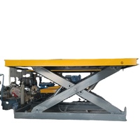 Plateforme élévatrice à ciseaux fixe sur mesure, robuste, de 1 à 10 tonnes, élévateur de marchandises hydraulique utilisant de l'acier haute résistance T700