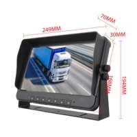 Système de surveillance d'angle mort AI BSD avec alarme et enregistreur DVR, caméra 1080P pour camions, remorques, bus, VR et pick-ups